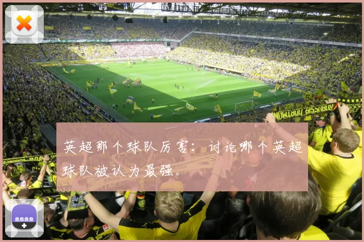 英超那个球队厉害：讨论哪个英超球队被认为最强。