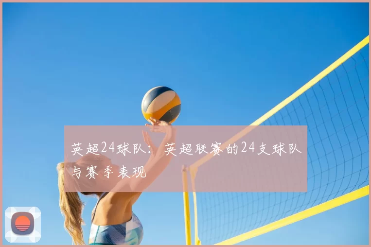 英超24球队：英超联赛的24支球队与赛季表现